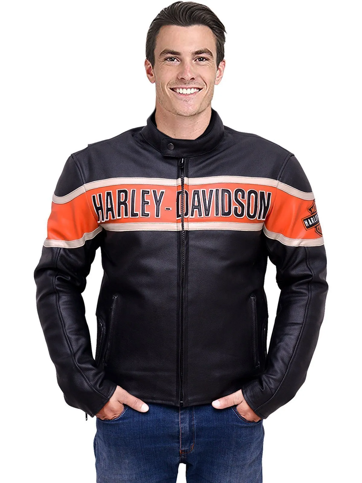 Harley Davidson Men's Victory Lane Leather Jacket