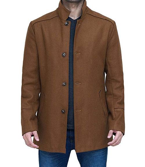 twm roy brown mens wool overcoat Rare-Leather